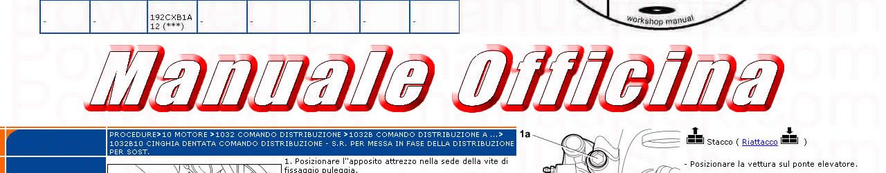 Fiat Stilo Manuale officina riparazione