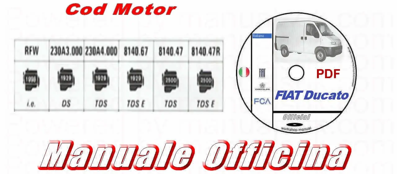 Manuale tecnico completo Fiat Ducato 230